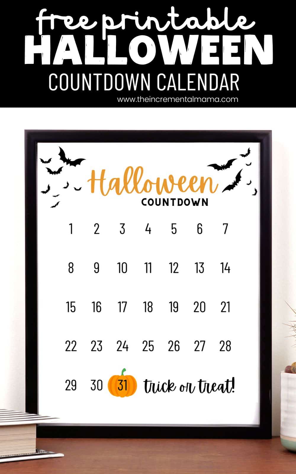 5 Free Printable Halloween Calendar Templates