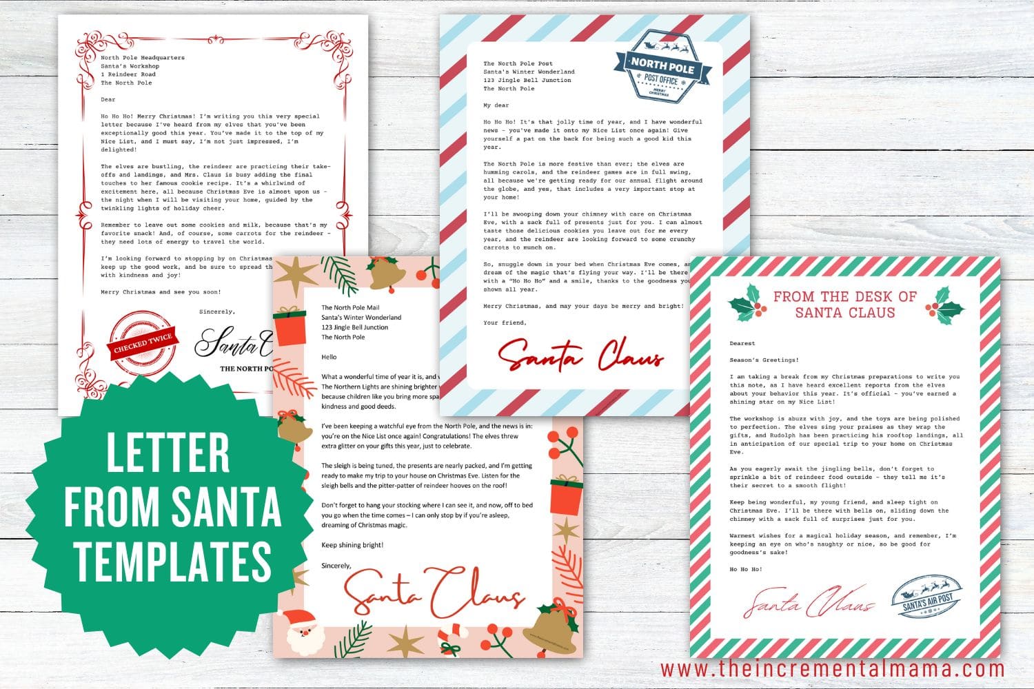 20 Cute & Free Printable Santa Letter Templates For Kids - The ...