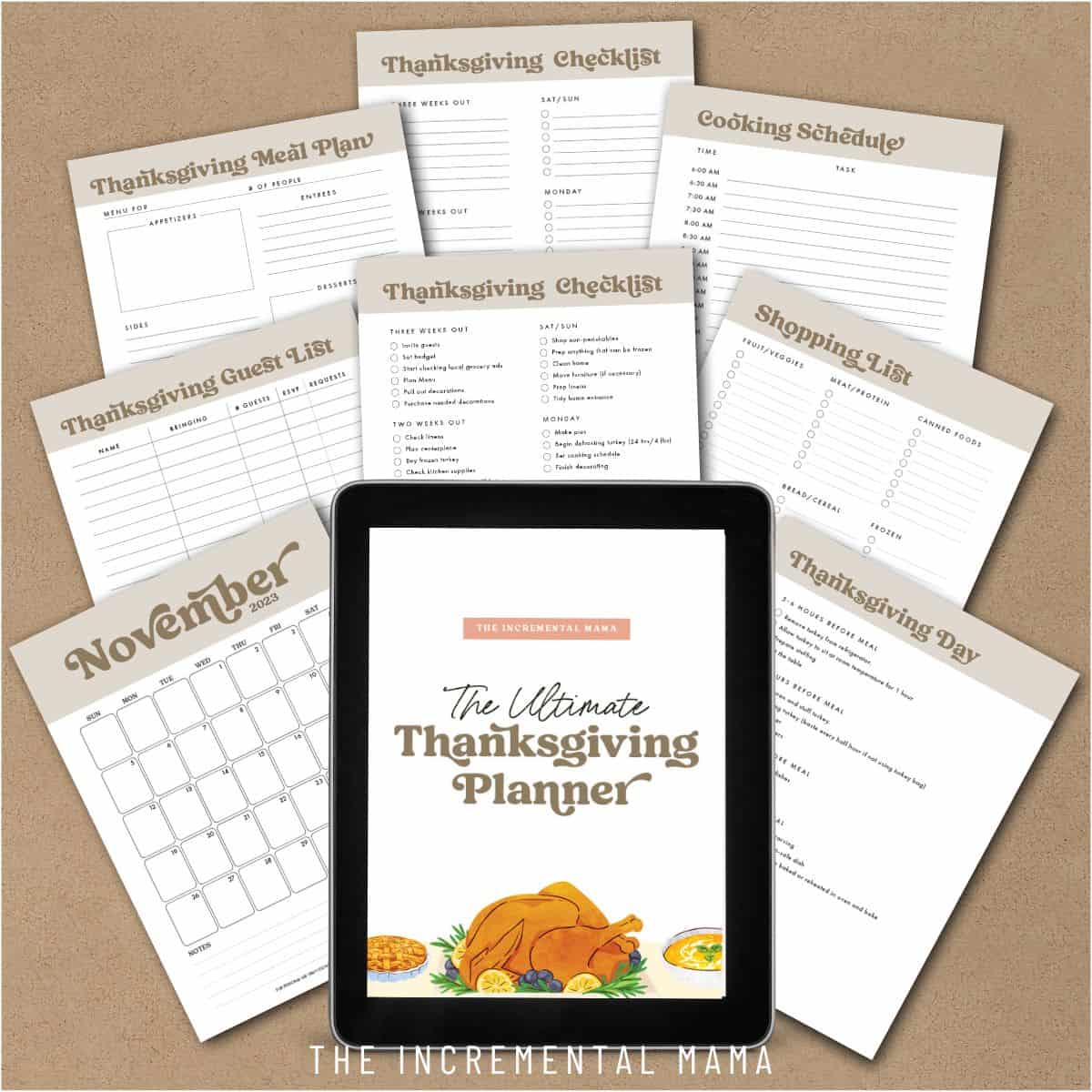 PRINTABLE MPC x RANAPLANS Mama Planner Refills