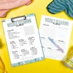 daily & weekly cleaning task templates