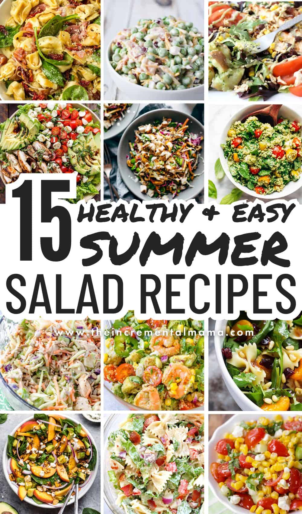 15 Healthy & Easy Summer Salad Recipes Your Family WIll Love - The ...