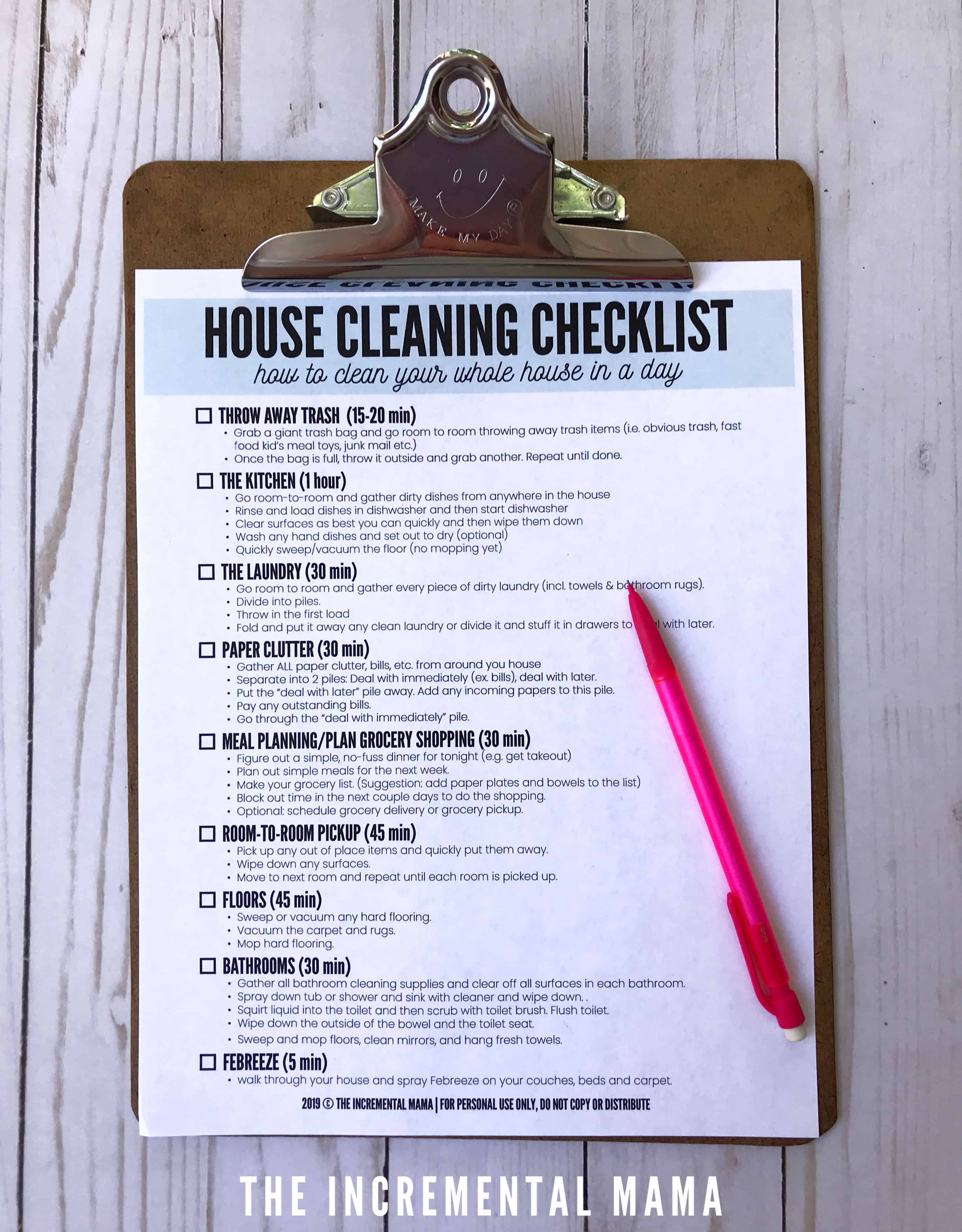 Cleaning Supplies for New Apartment: Cleaning Checklist