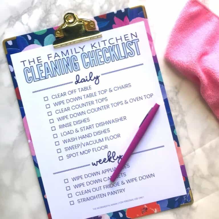 Cleaning Checklists Archives - The Incremental Mama