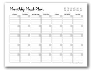 Free Printable Weekly Meal Planner & Grocery List