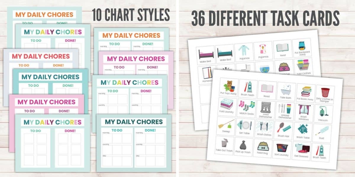 picture routine chart