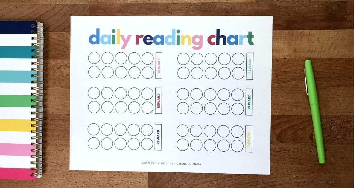 Reading Reward Chart