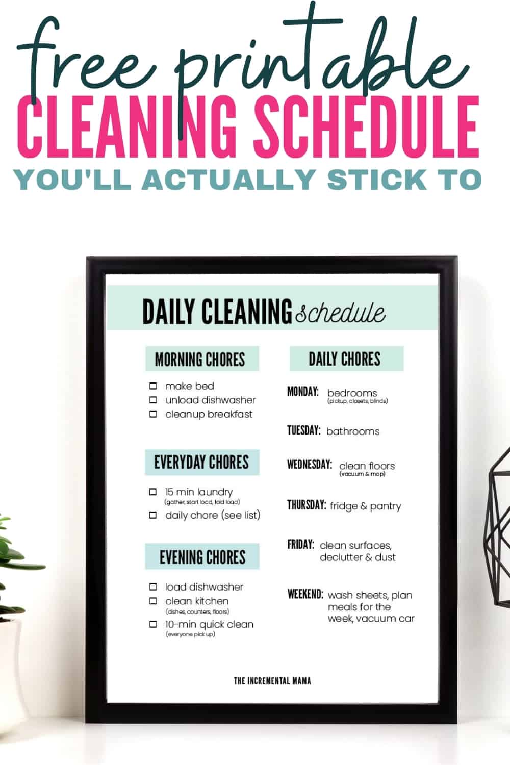 The Realistic Cleaning Schedule You Need To Keep Your House Clean