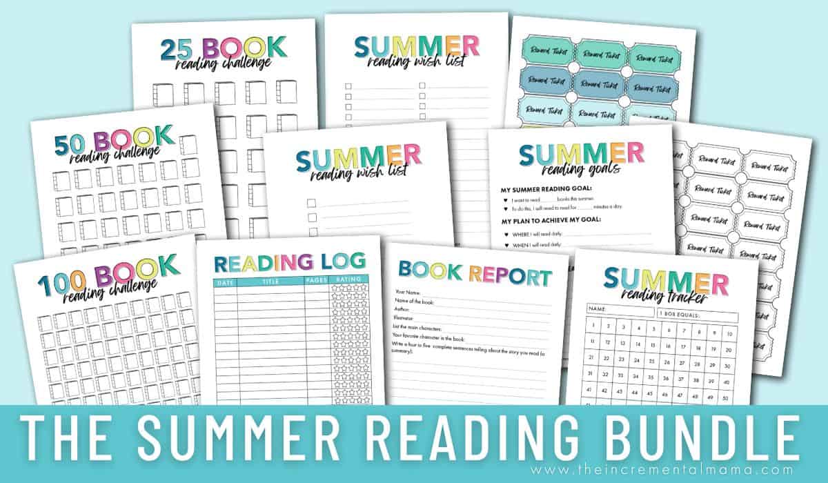 Free Printable Summer Reading Log to Encourage Reading