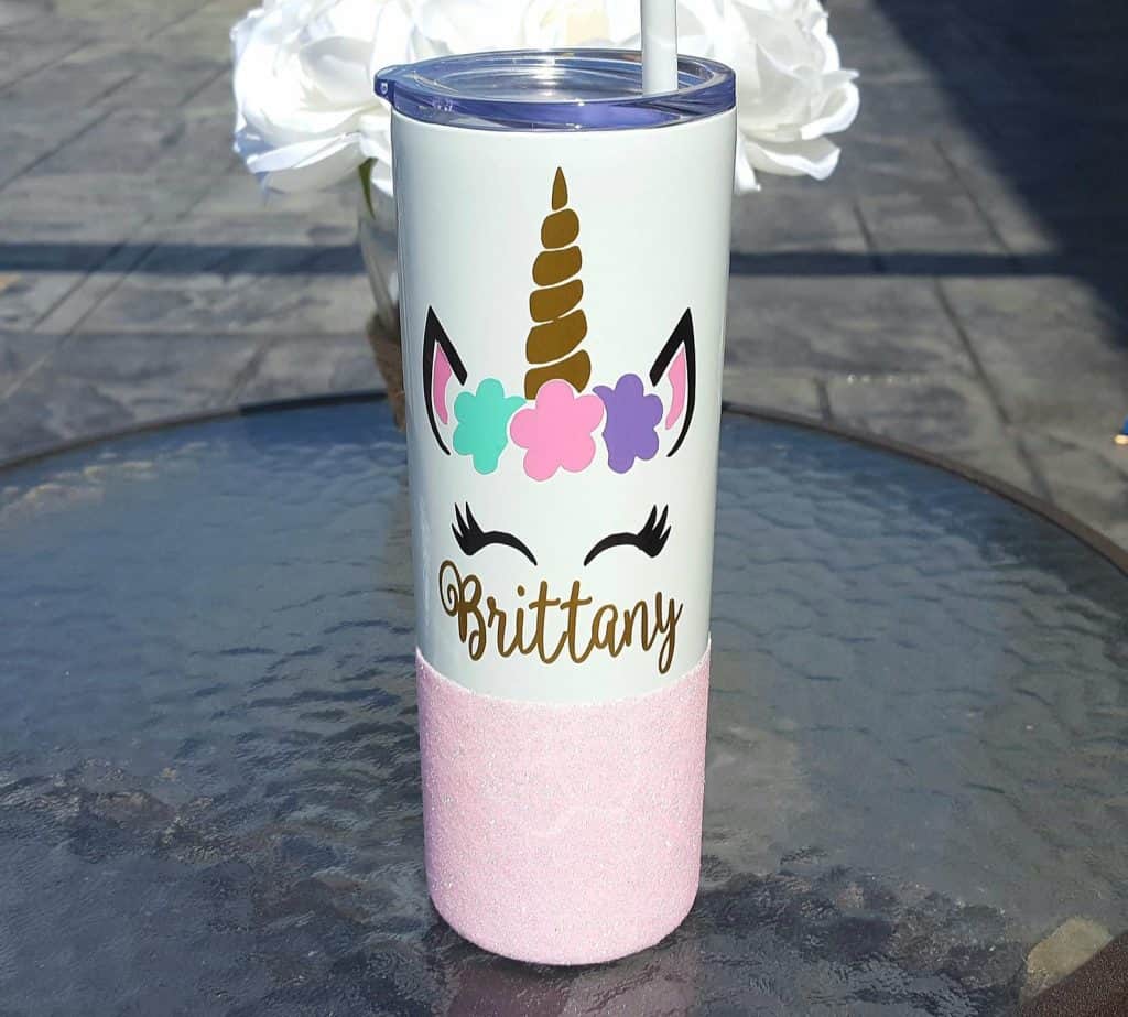 Unicorn Tumbler Personalized for Girls Unicorn Gift for Girl 